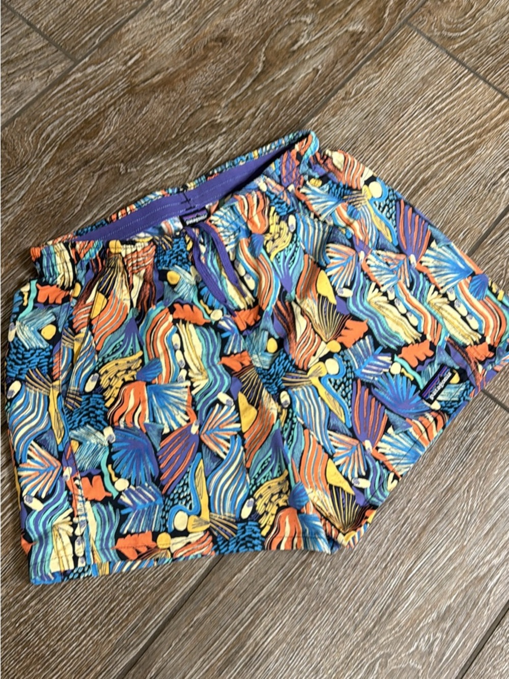 Patagonia Baggies Short Abstract Pattern Women’s XS